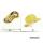 Kanwa Jola Zestaw bez nadruku 10cm, Sarah Kay żółta/biała